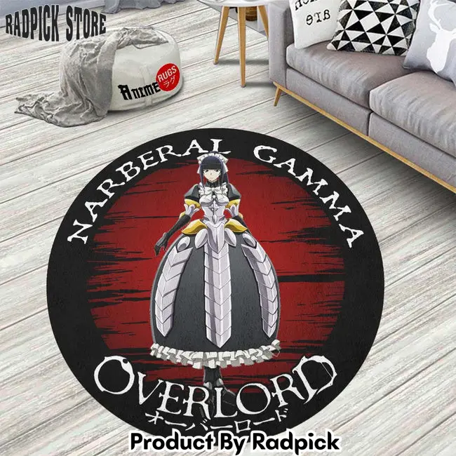 Narberal gamma round rug custom overlord anime circle carpet  rp5957952